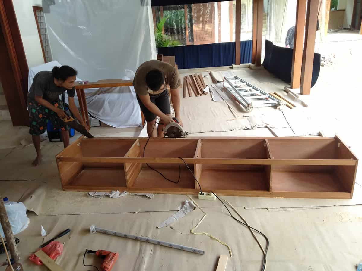 on site furniture installations
