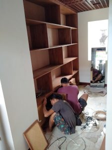 on site furniture installations