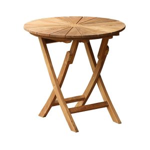 teak outdoor folding table