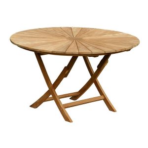 classic teak outdoor table