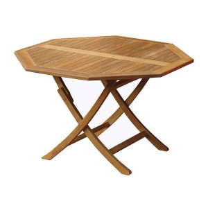 teak outdoor folding table