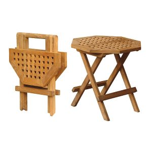teak outdoor folding table