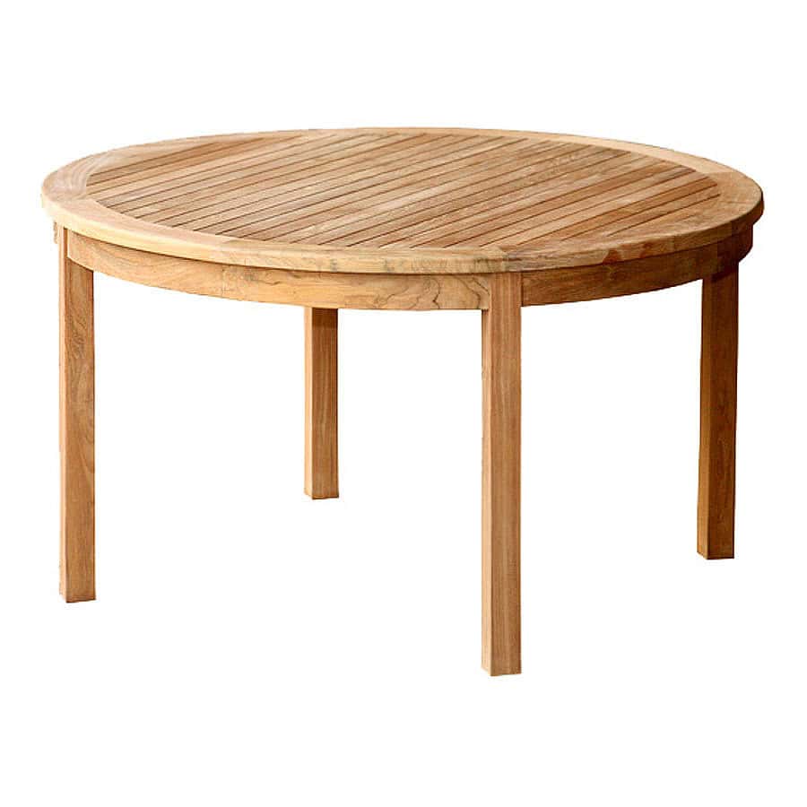 classic teak outdoor table