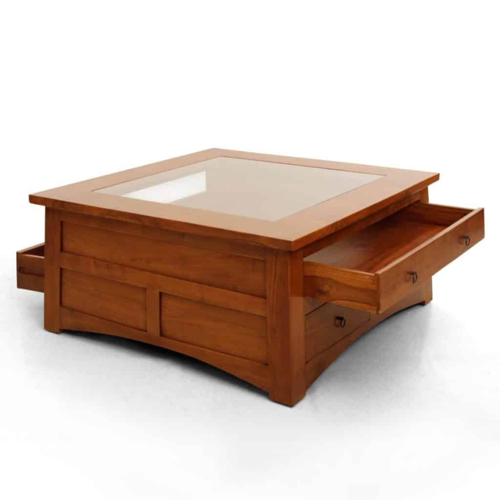 teak coffee table