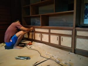 on site furniture installations
