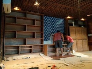 on site furniture installations