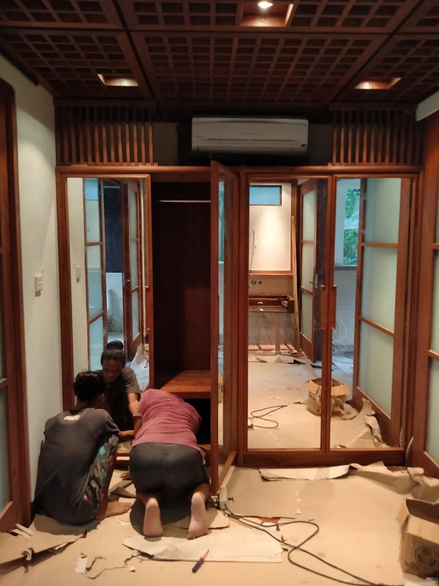 on site furniture installations