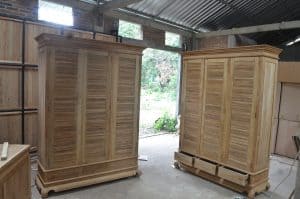 teak wardrobe