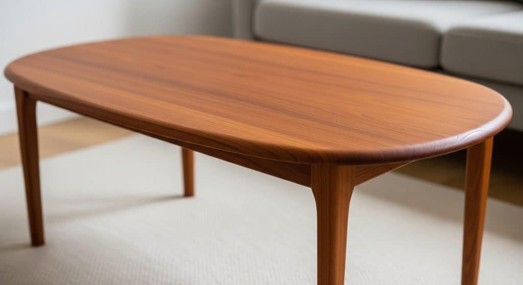 Top Indoor Teak Furniture Trends in 2025 4 rounded edges coffee table