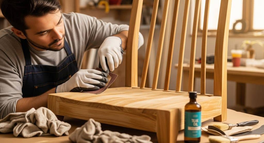 How to Care for Indoor Teak Furniture: Simple Tips That Keep It Looking Beautiful 8 teak dining chair restoration