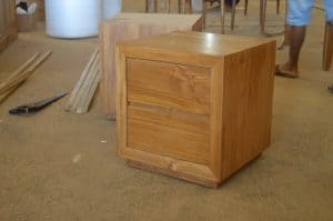 teak bedside
