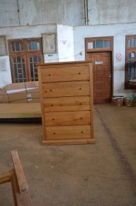 teak chest of drawers