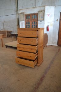 teak chest of drawers