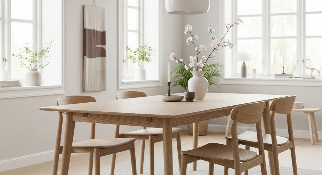 japandi style dining room teak furniture styles