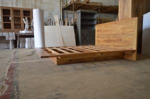 teak platform bed