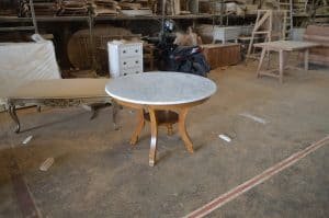 marble dining table