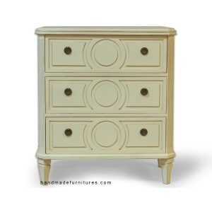 3 Drawer Antique Bedside