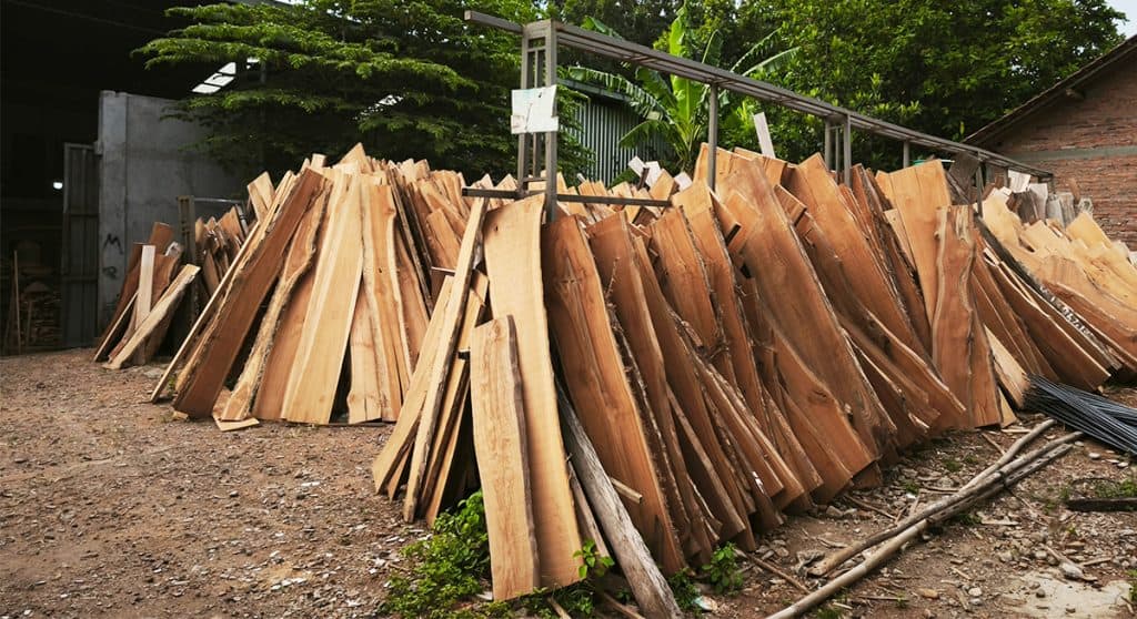 air drying the teak wood air drying teak wood