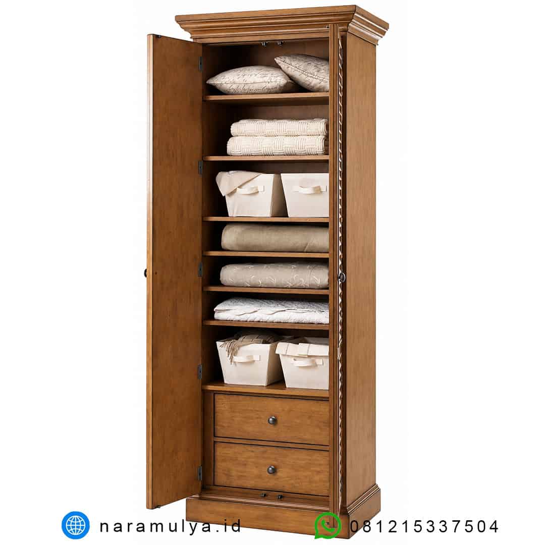 Gambar Almari Pakaian Minimalis 1 Pintu Teralis