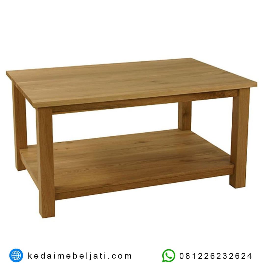 Meja Kopi Jati Minimalis