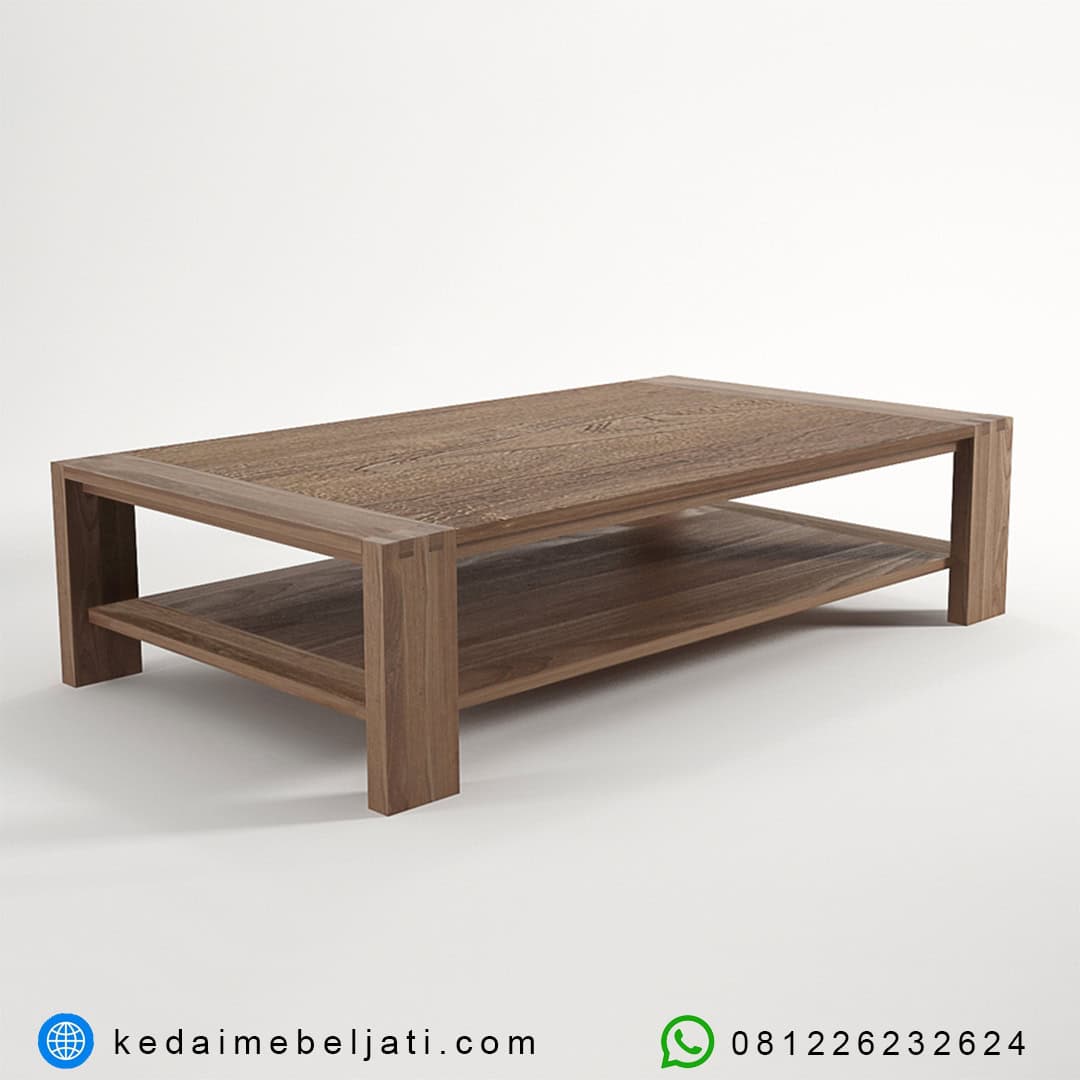 Meja Tamu Jati Minimalis