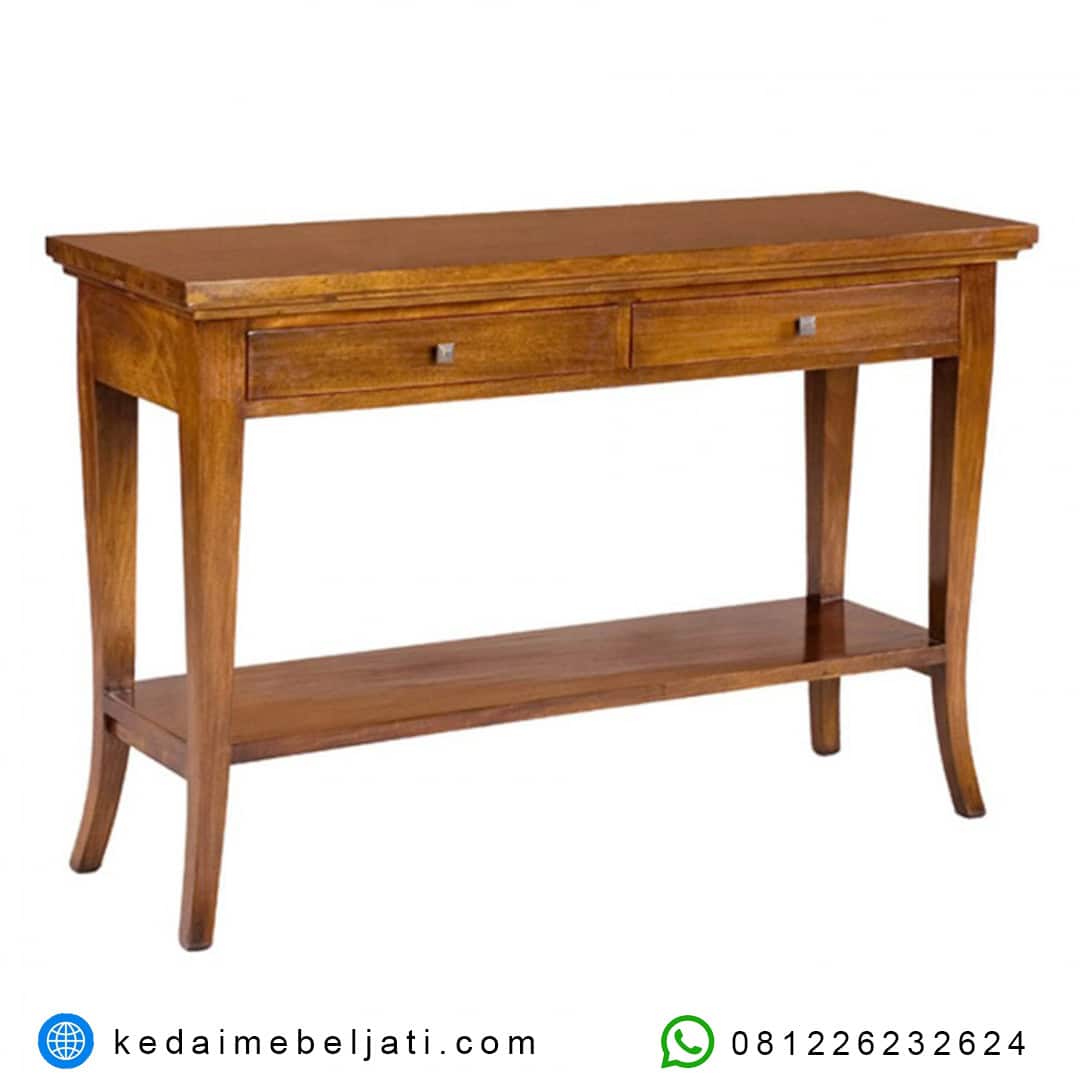 Meja Konsul Jati 2 Laci