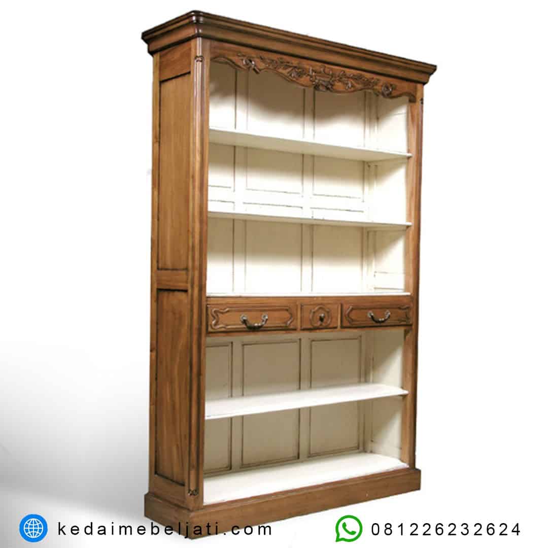 Rak Buku Ukiran