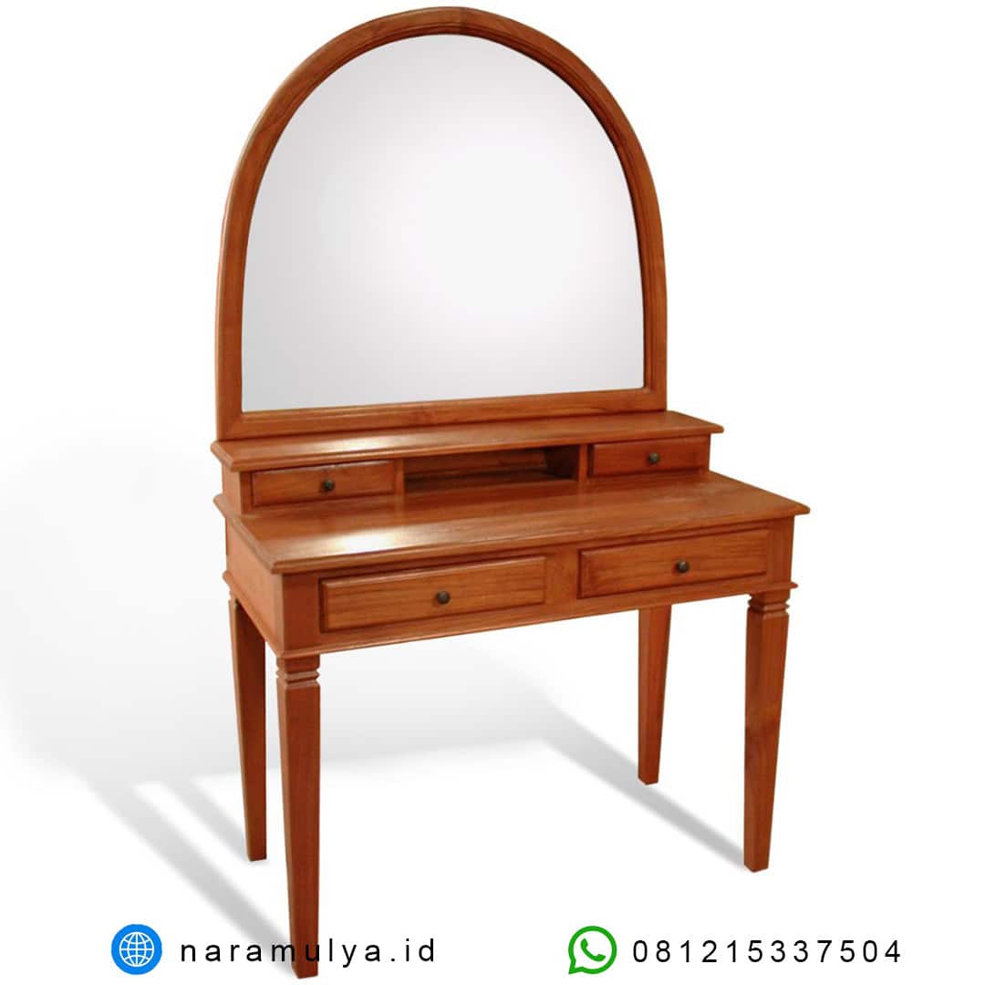 Gambar Meja Rias Kayu Jati Minimalis