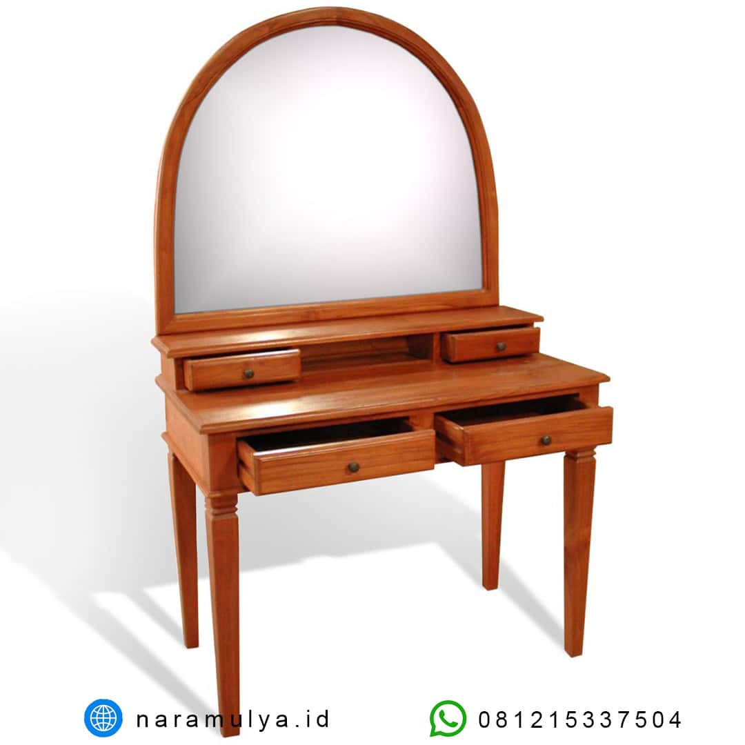 Gambar Meja Rias Kayu Jati Minimalis