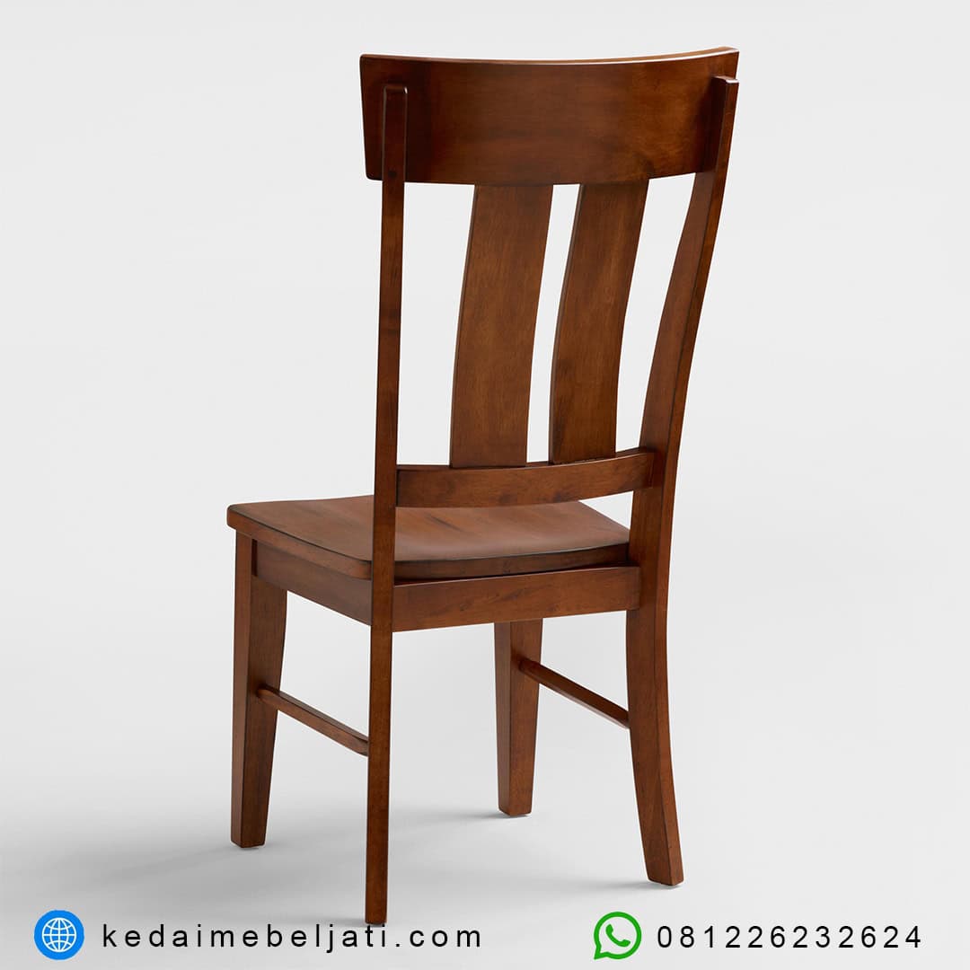 Gambar Belakang Kursi Makan Jati Minimalis Highback New