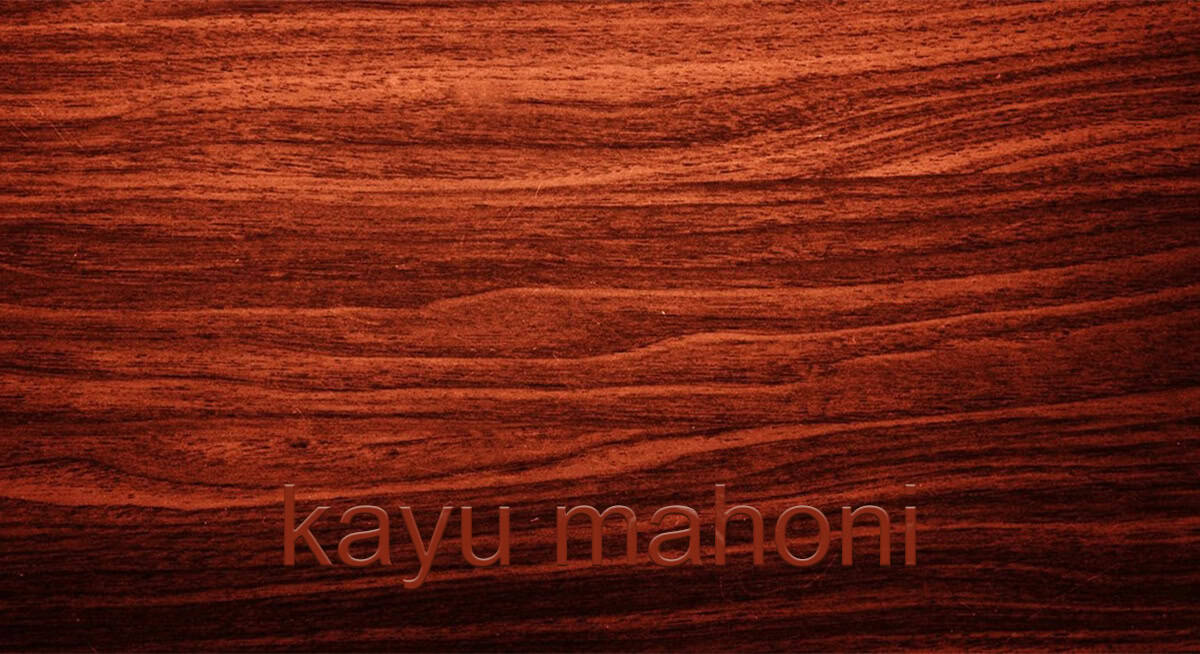 serat kayu mahoni
