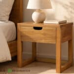 gambar Nakas Kayu Jati 1 Laci Minimalis