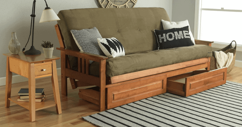 desain furniture kayu untuk ruang tamu modern