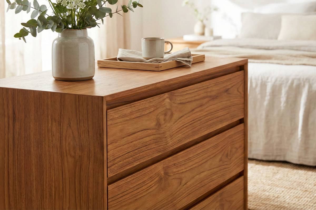 nakas minimalis kayu jati