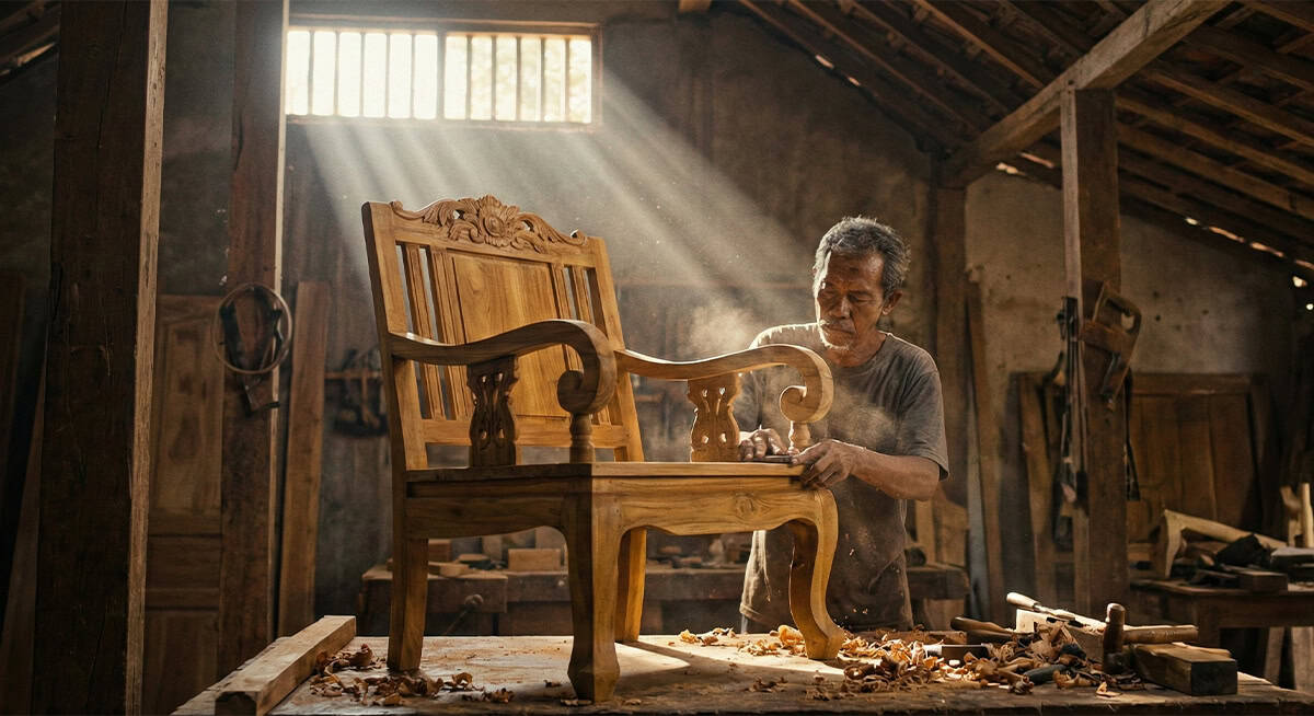 mengapa furniture handmade mahal