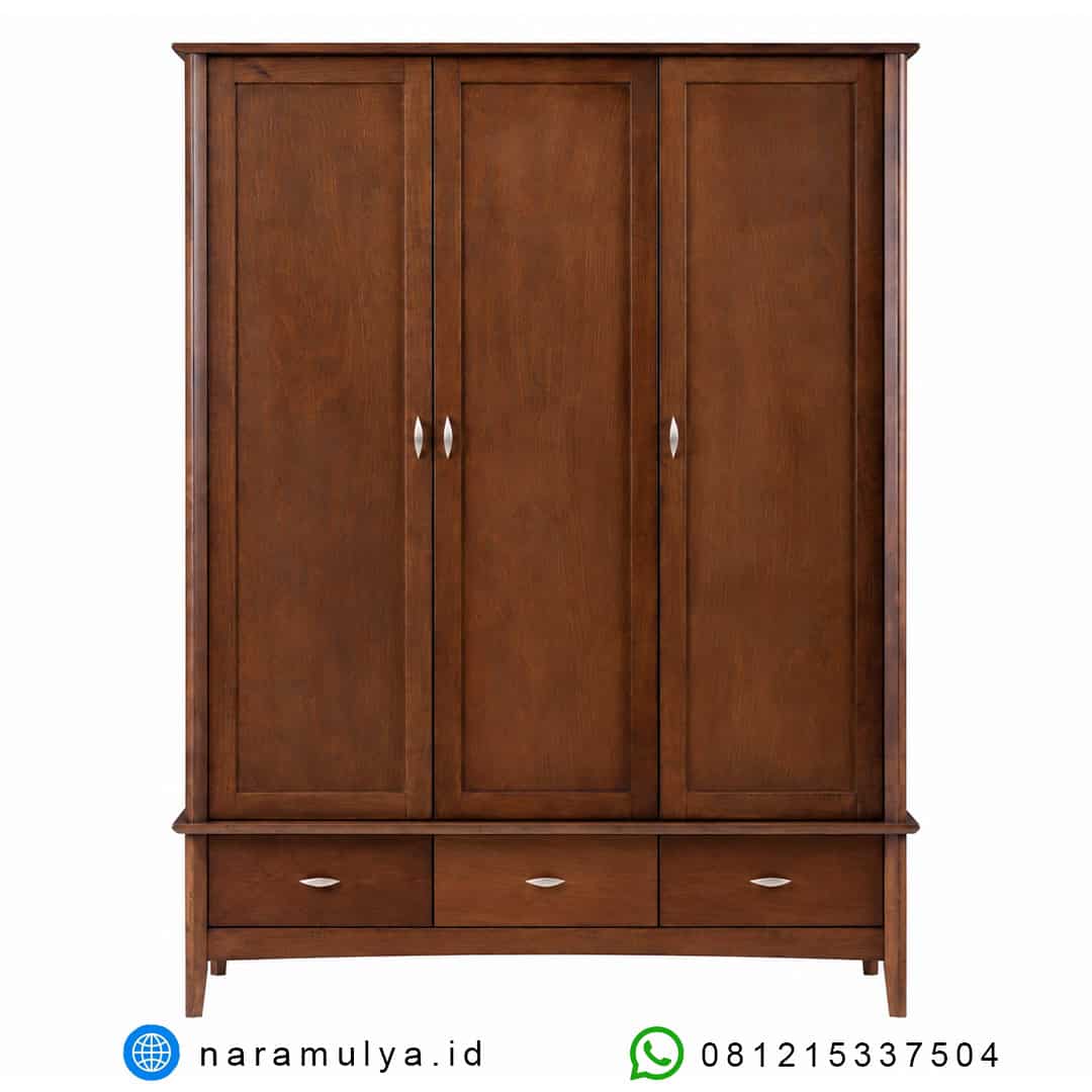 Gambar Almari Pakaian 3 Pintu Jati Jepara