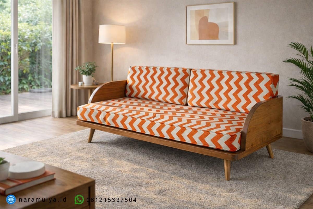 bangku jati minimalis scandinavian style
