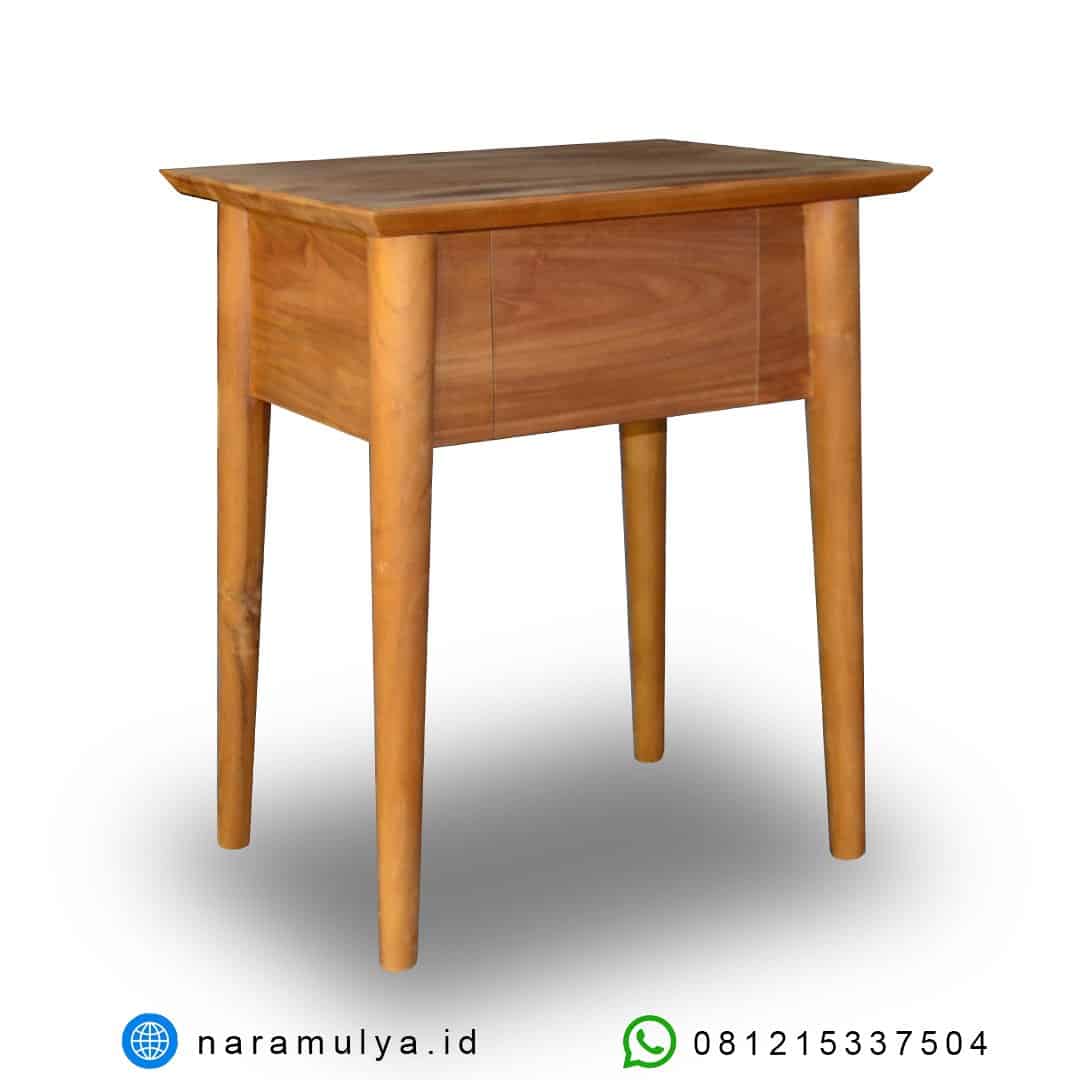gambar nakas jati minimalis