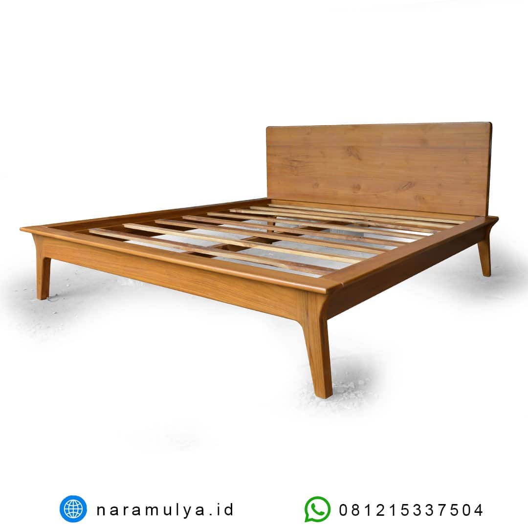 gambar tempat tidur vintage kayu jati