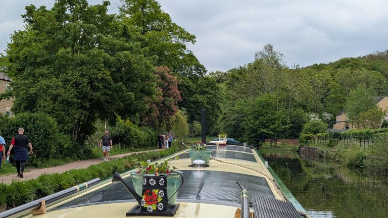 A Busy Towpath