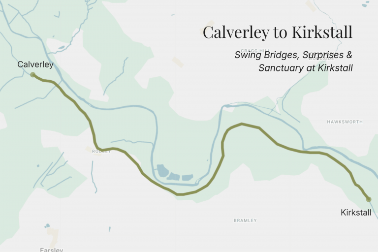 Calverley to Kirkstall Map