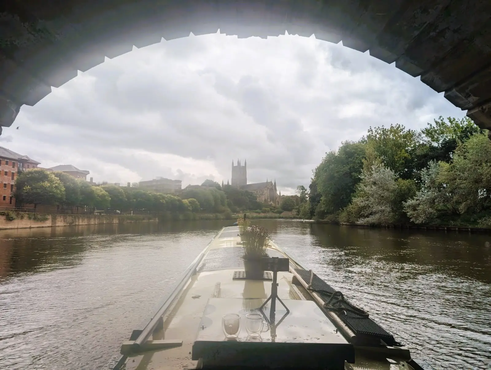A photo of the River Severn in Worcester