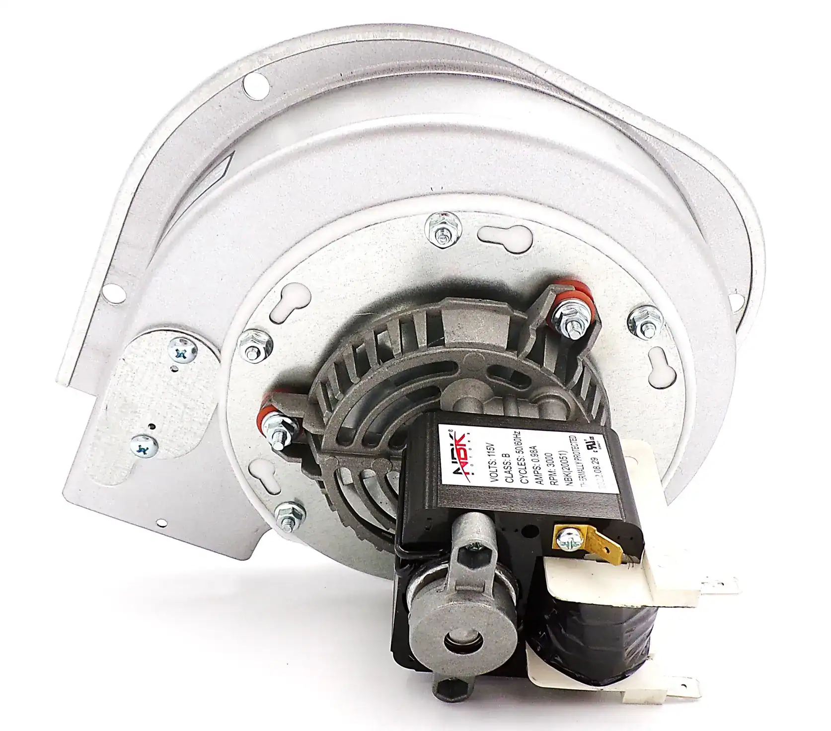 NBK-20051 EXHAUST BLOWER MOTOR, 115 VOLT, 0.98 AMPS, 3000 RPM - Image 2