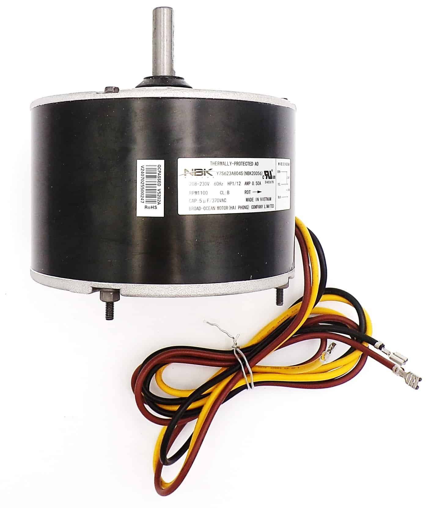 NBK-20056 CONDENSOR FAN MOTOR 1/12 HP 208/230V