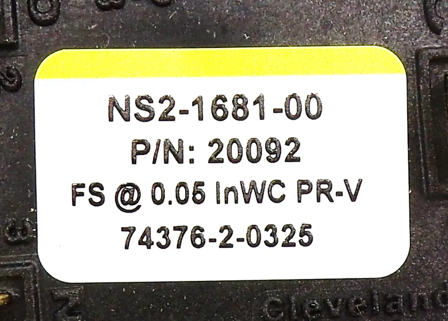 NBK-20092 VAC PRESSURE SWITCH - Image 2
