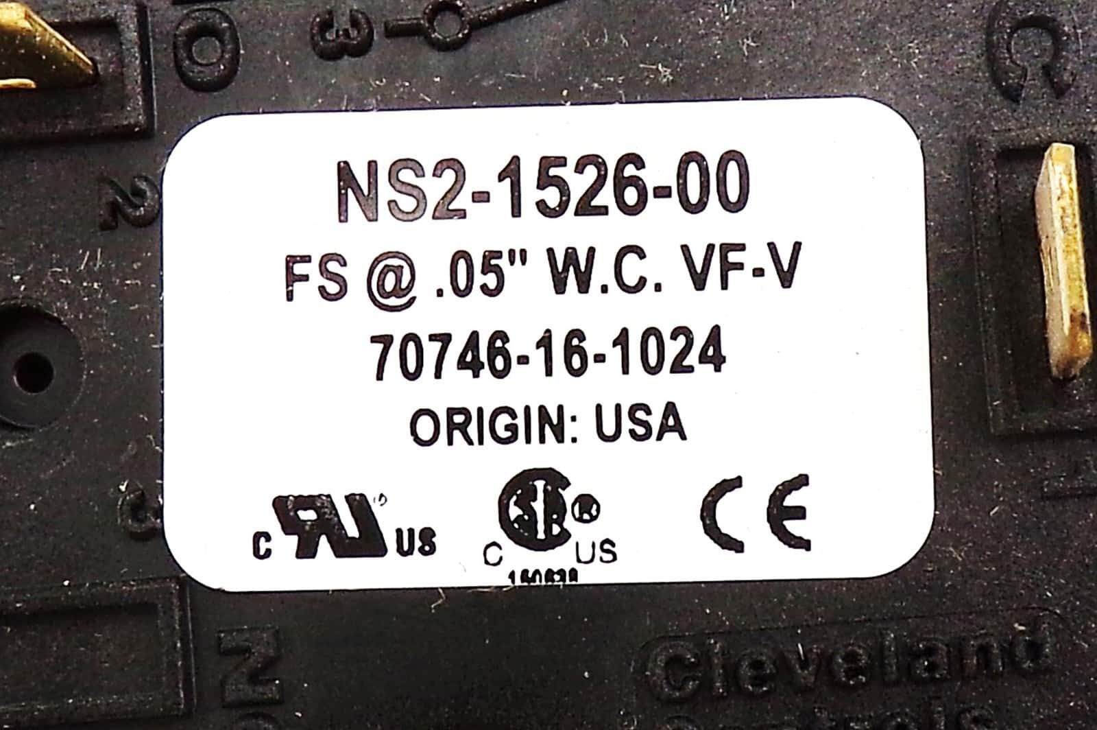 NBK-20165 VACUUM SWITCH 115V - Image 3
