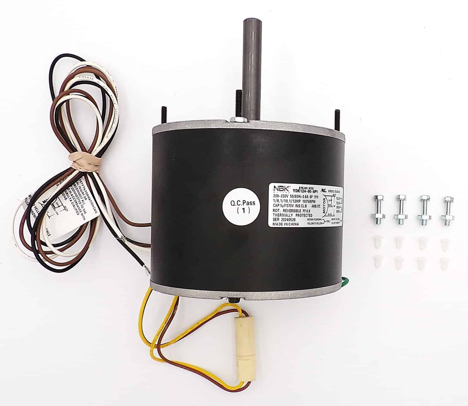 NBK-20221 MULTI PURPOSE MOTOR 208-230V, 1075 RPM 9722