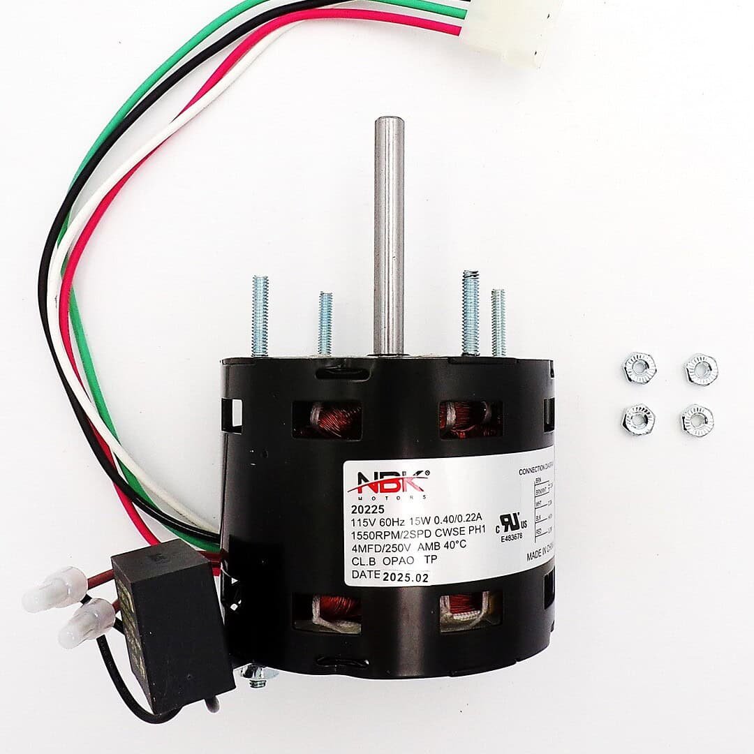 NBK-20225 DRIVE MOTOR D1100 115V 2-Speed 1550/900 RPM 1/50 HP