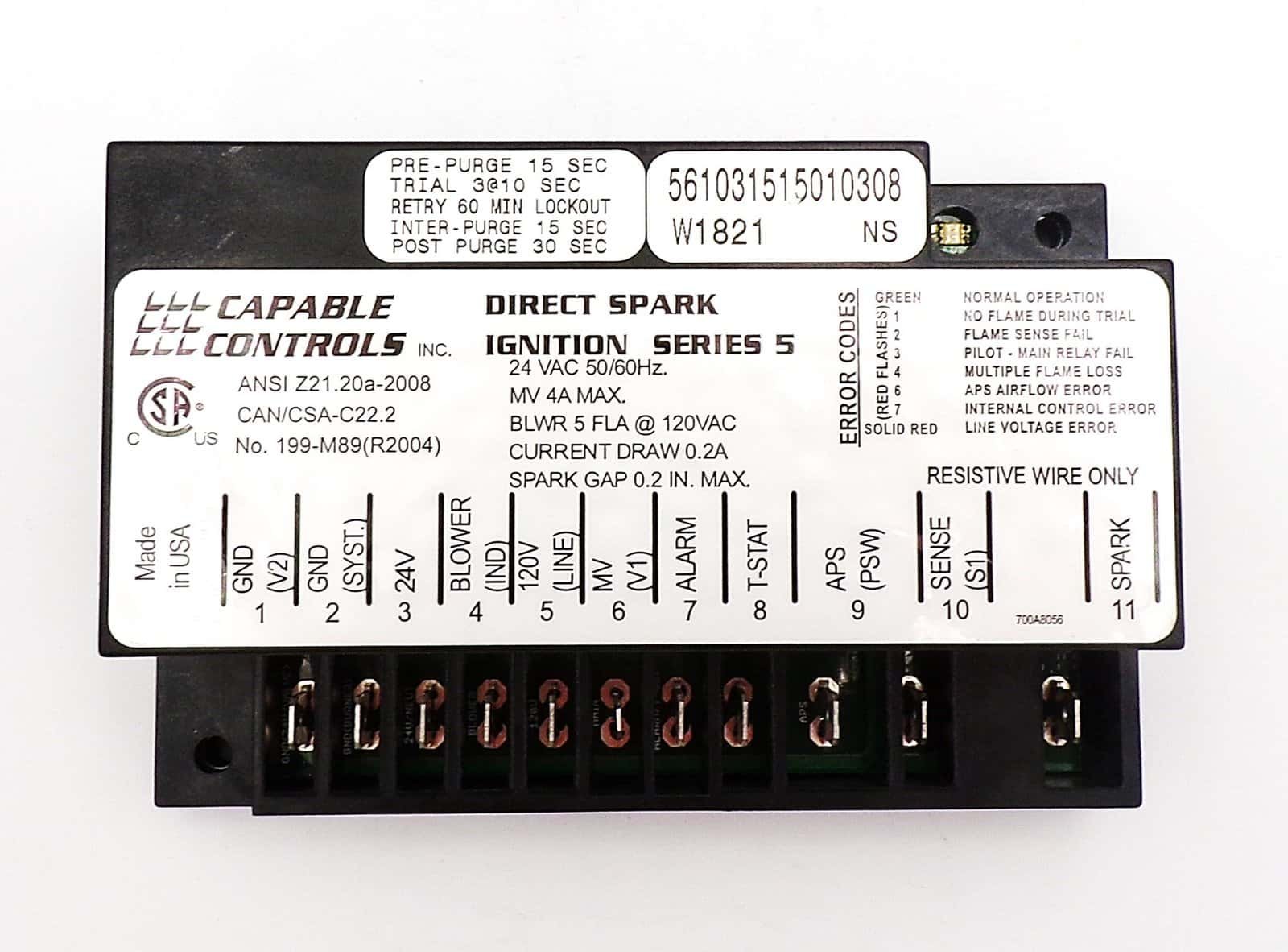 NBK-20262 IGNITION CONTROL - HEATCO - Image 2