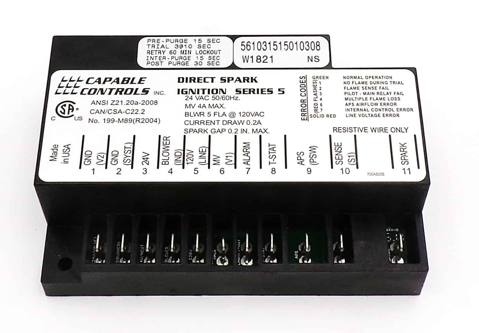 NBK-20262 IGNITION CONTROL - HEATCO